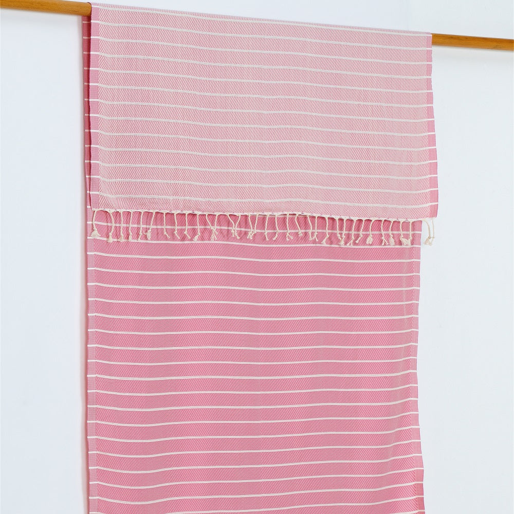 Pink Toros Cotton Hammam Towel