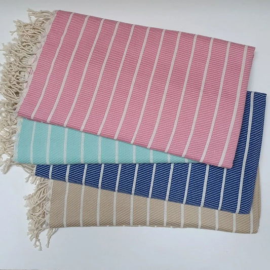 Pink Toros Cotton Hammam Towel